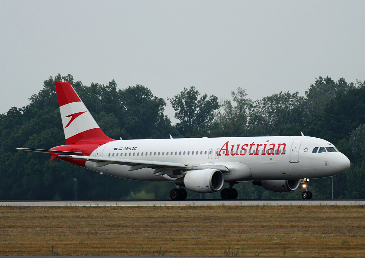 Austrian Airlines, Airbus A 320-214, OE-LZC, BER, 19.08.2022