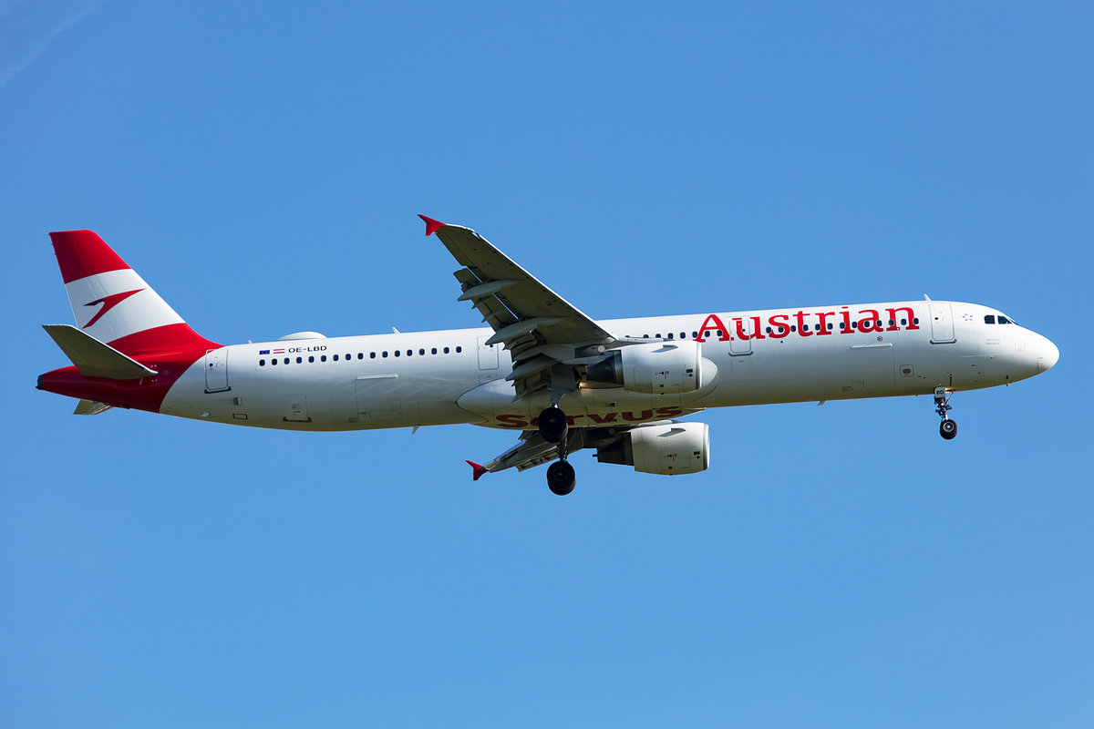 Austrian Airlines, OE-LBD, Airbus, A321-211, 14.05.2019, CDG, Paris, France



