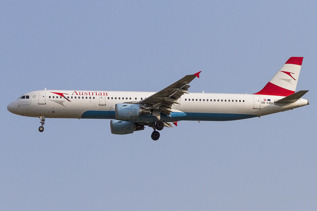 Austrian Airlines, OE-LBD, Airbus, A321-211, 11.08.2015, FRA, Frankfurt, Germany



