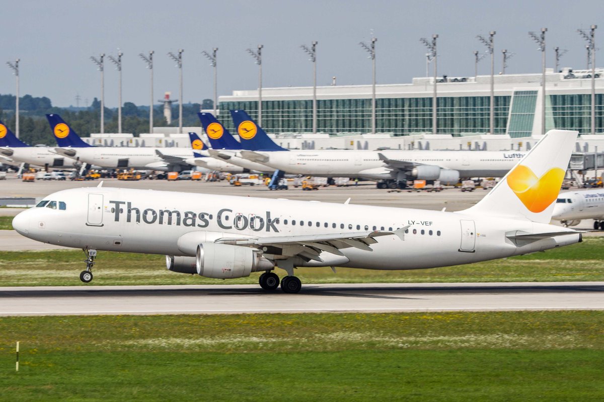 Avion Express (X9-NVD), LY-VEF, Airbus, A 320-214 (lst. DE ~ TC-Sticker), 22.08.2017, MUC-EDDM, München, Gemany