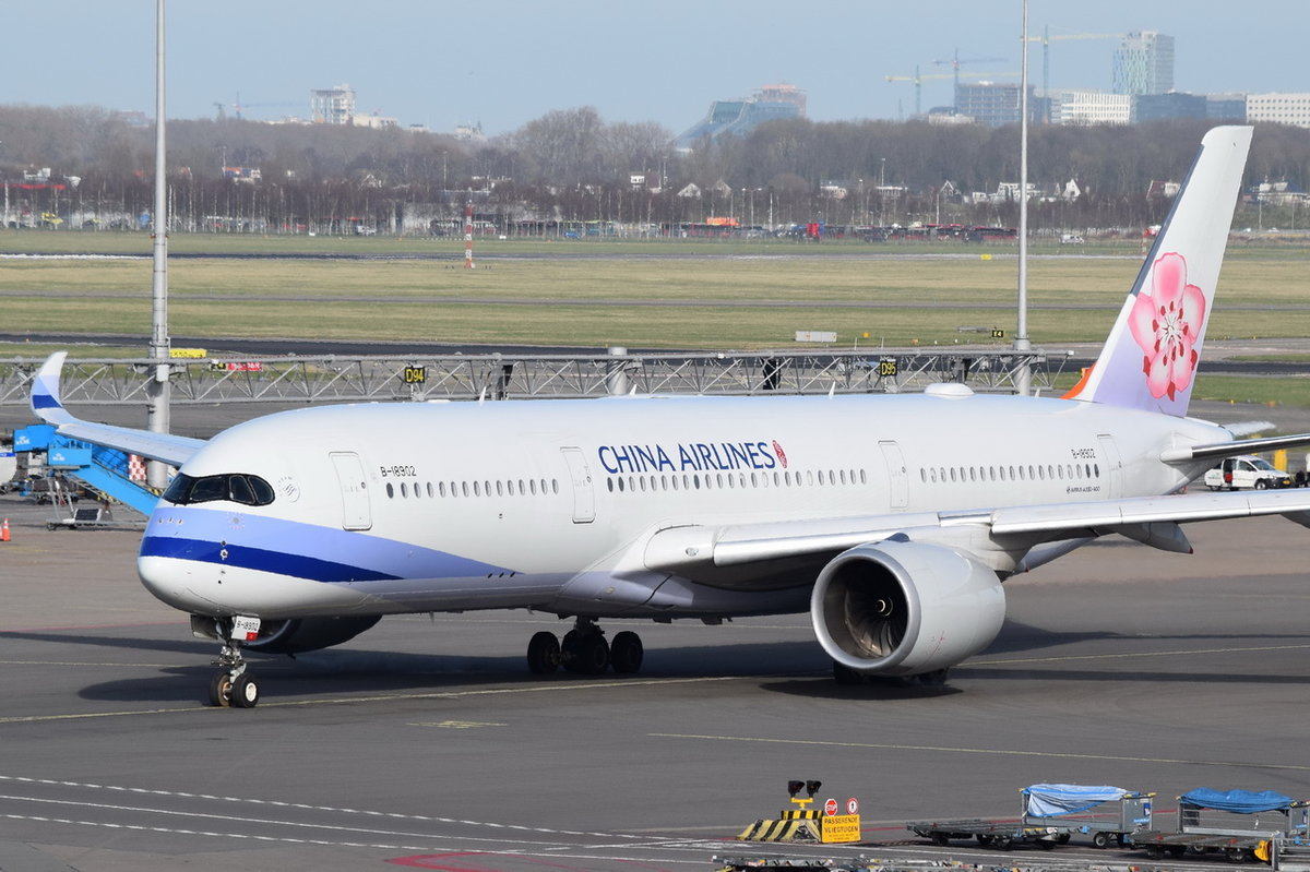 B-18902 China Airlines Airbus A350-941  , AMS , 13.03.2017