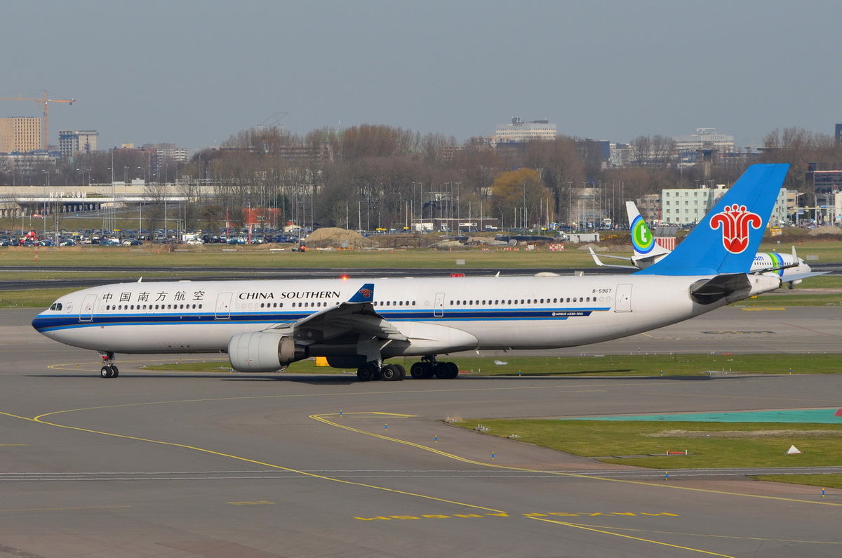 B-5967 China Southern Airlines Airbus A330-323  , AMS , 12.03.2017
