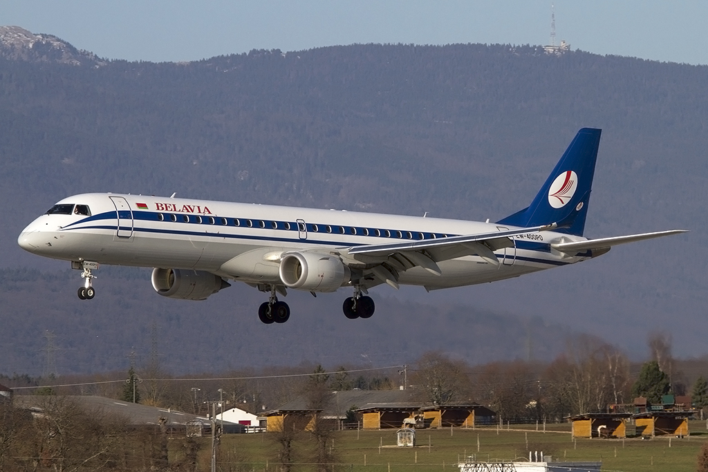 Belavia, EW-400PO, Embraer, EMB-195LR, 13.01.2015, GVA, Geneve, Switzerland





