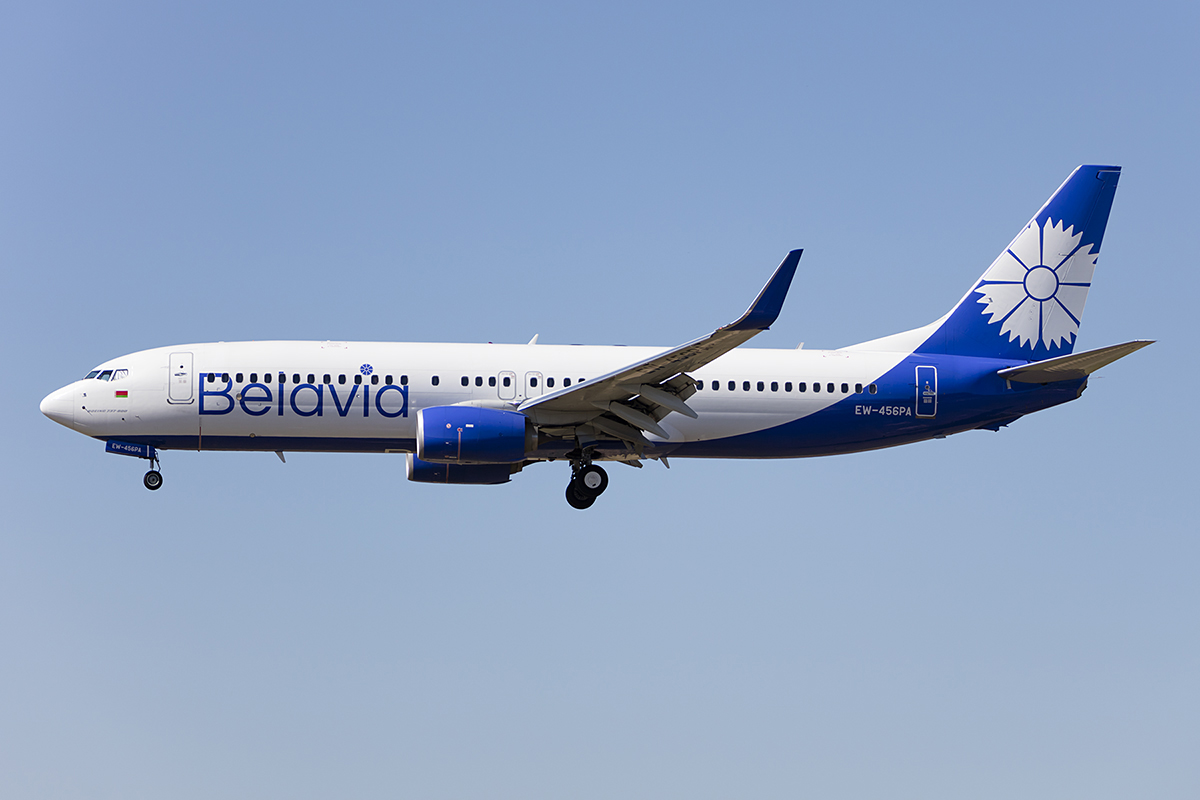 Belavia, EW-455PA, Boeing, B737-8ZM, 13.09.2017, BCN, Barcelona, Spain 



