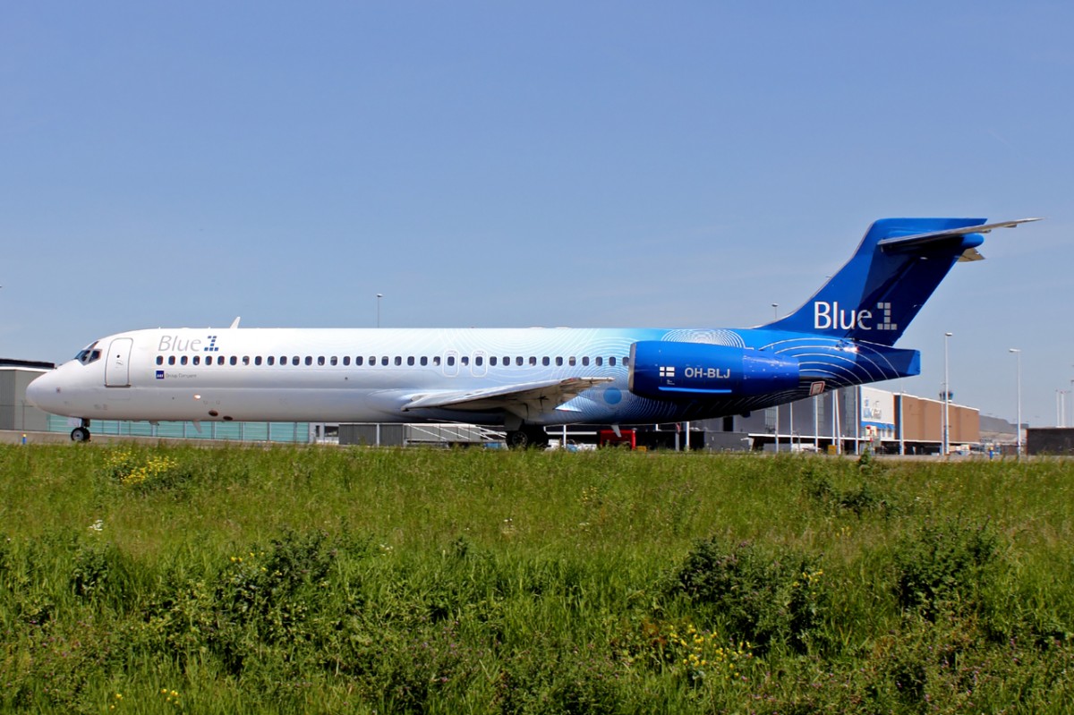 Blue 1 OH-BLJ in Amsterdam 17.5.2014