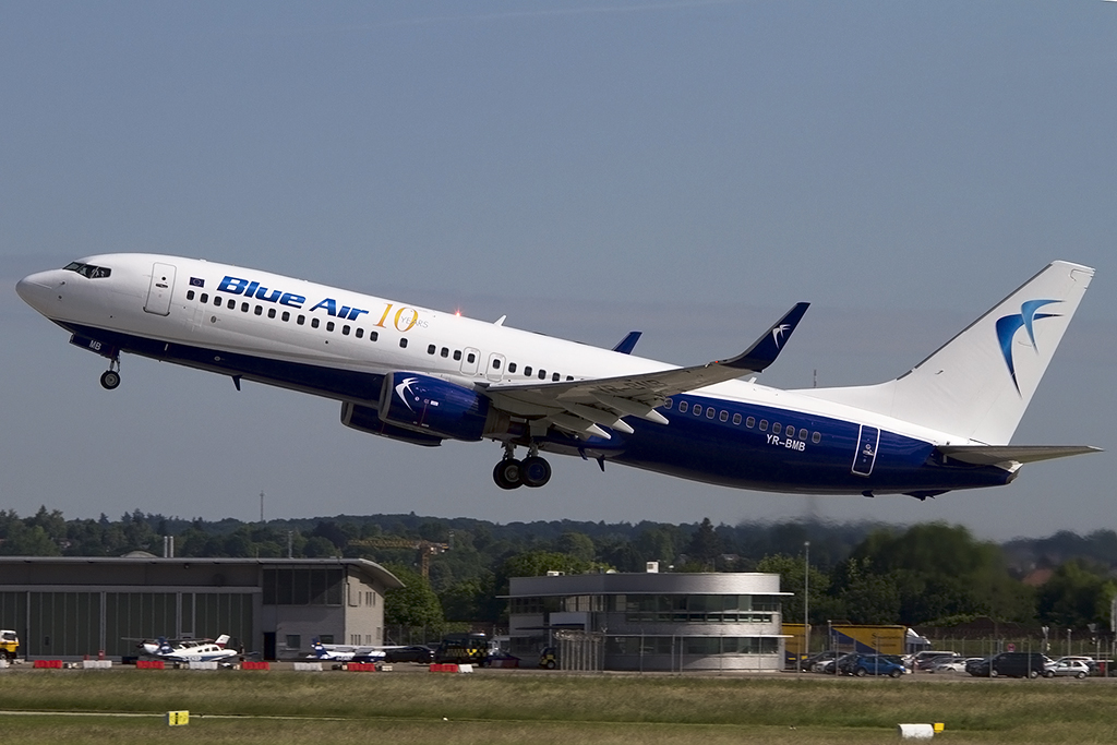 Blue Air, YR-BMB, Boeing, B737-85R, 03.06.2015, STR, Stuttgart, Germany 





