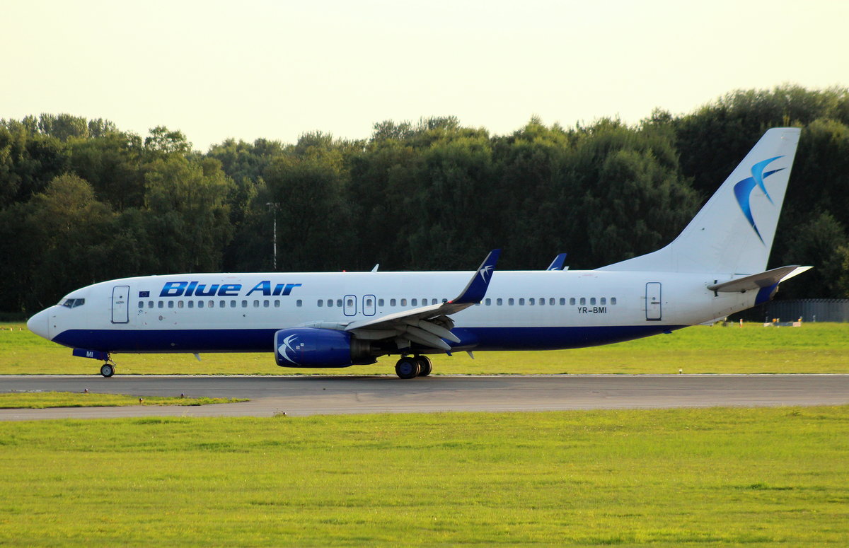 Blue Air, YR-BMI, MSN 27989, Boeing 737-8K5(WL), 23.08.2017, HAM-EDDH, Hamburg, Germany (Name: Van) 