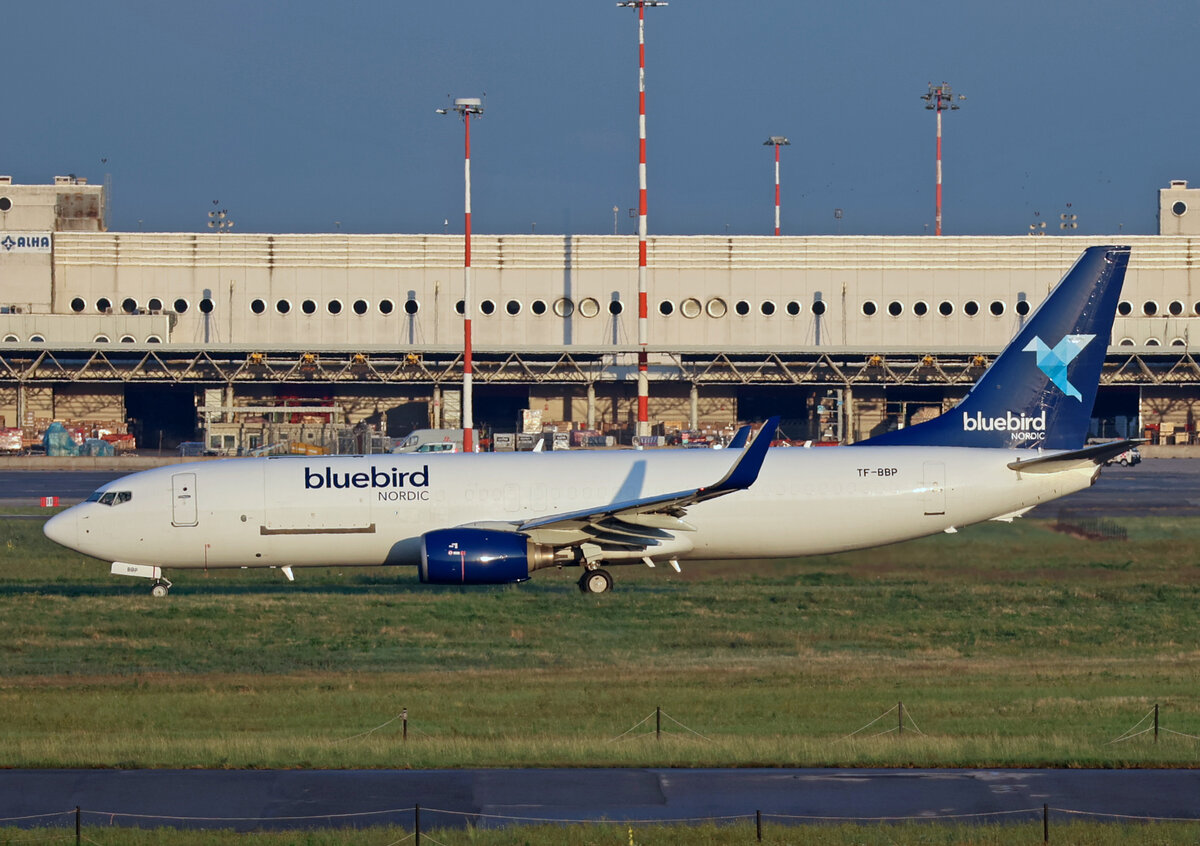 Bluebird Nordic, TF-BBP, Boeing B737-8F2BCF, msn: 29788/791, 13.Juli 2023, MXP Milano Malpensa, Italy.