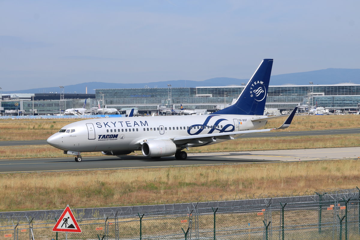 Boeing 737-700, YR-BGF, Tarom, Frankfurt am Main, 20.7.2019