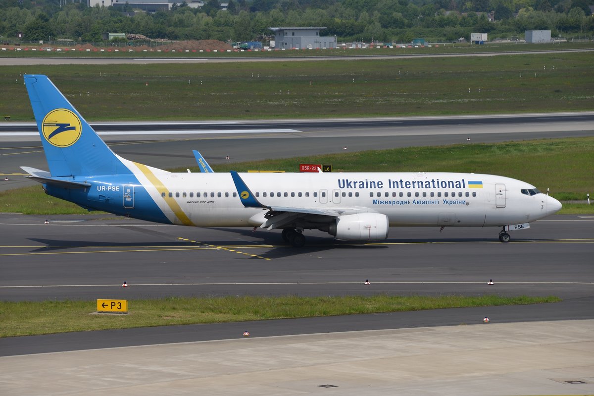Boeing 737-84R(W) - PS AUI Ukraine International Airlines - 38119 - UR-PSE - 21.06.2019 - DUS