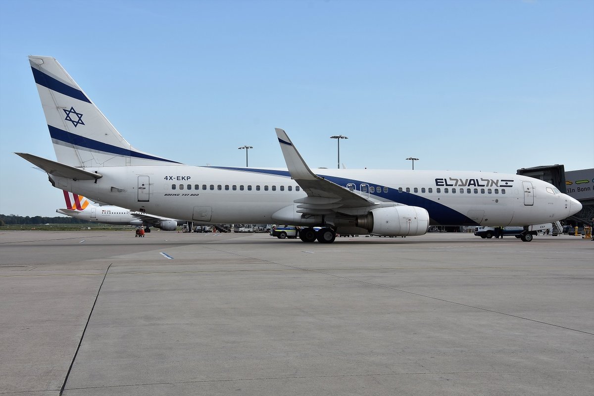Boeing 737-8Q8W - LY ELY EL Al Israel Airlines  - 30639 - 4X-EKP - 13.10.2019 - CGN