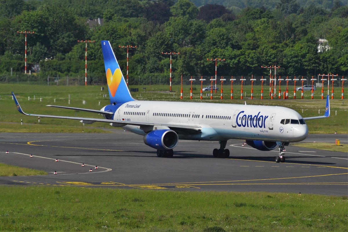 Boeing 757-330 - DE CFG Condor 'Thomas Cook Thail' - 29018 - D-ABOI - 09.05.2018 - DUS