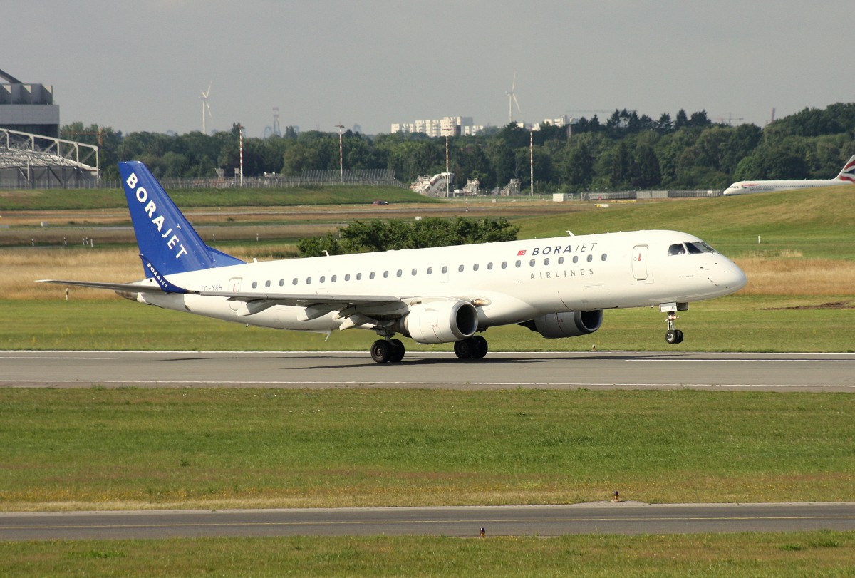 Bora Jet Airlines, TC-YAH, (c/n 19000264), Embraer ERJ-190-100 LR, 15.07.2015, HAM-EDDH, Hamburg, Germany 