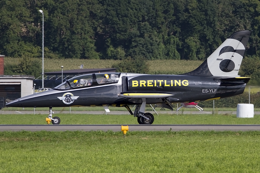 Breitling Jet Team, ES-YLF, Aero, L-39C Albatros, 29.08.2014, LSMP, Payerne, Switzerland 



