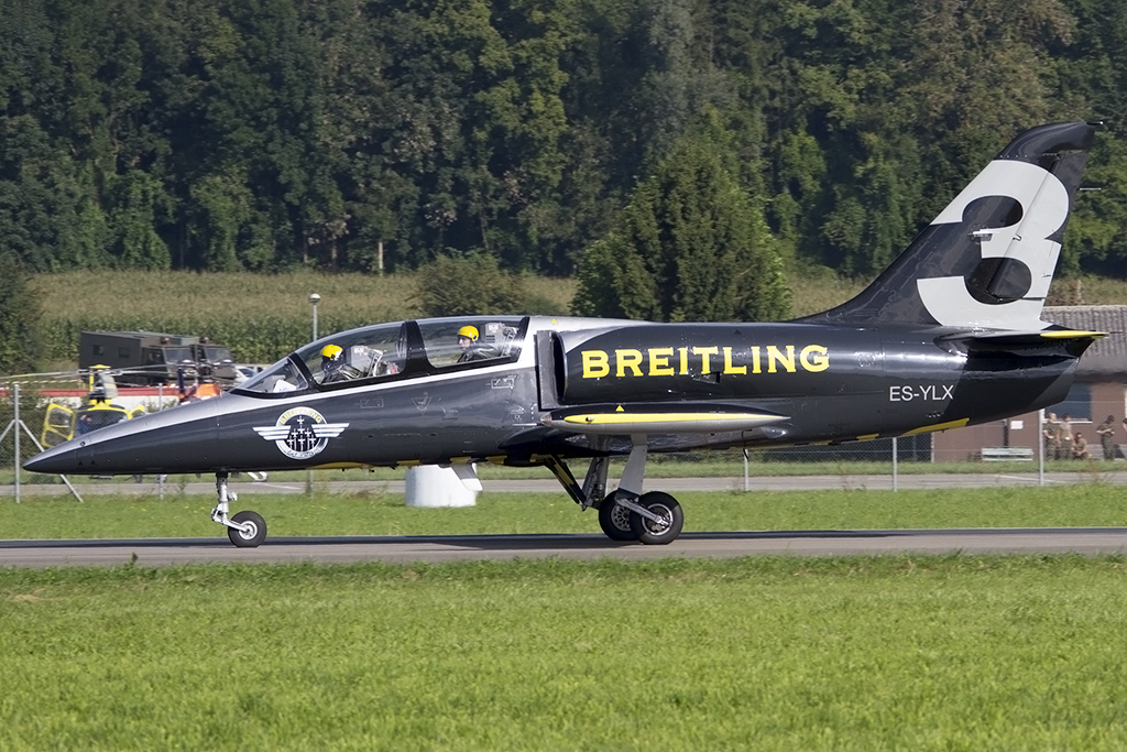 Breitling Jet Team, ES-YLX, Aero, L-39C Albatros, 29.08.2014, LSMP, Payerne, Switzerland 






