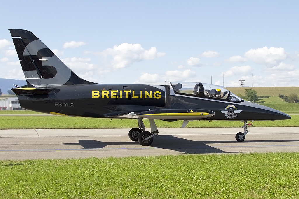 Breitling Jet Team, ES-YLX, Aero, L-39C Albatros, 30.08.2014, LSMP, Payerne, Switzerland 




