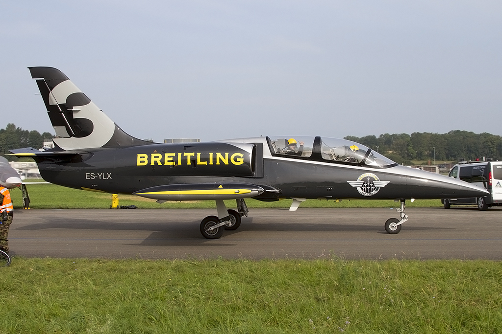 Breitling Jet Team, ES-YLX, Aero, L-39C Albatros, 05.09.2014, LSMP, Payerne, Switzerland 





