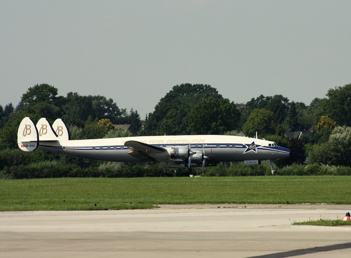 Breitling Jet Team, HB-RSC, Lockheed C -121C Super Constellation, 22.08.2015, HAM-EDDH, Hamburg, Germany (Airport Days Hamburg 2015) 