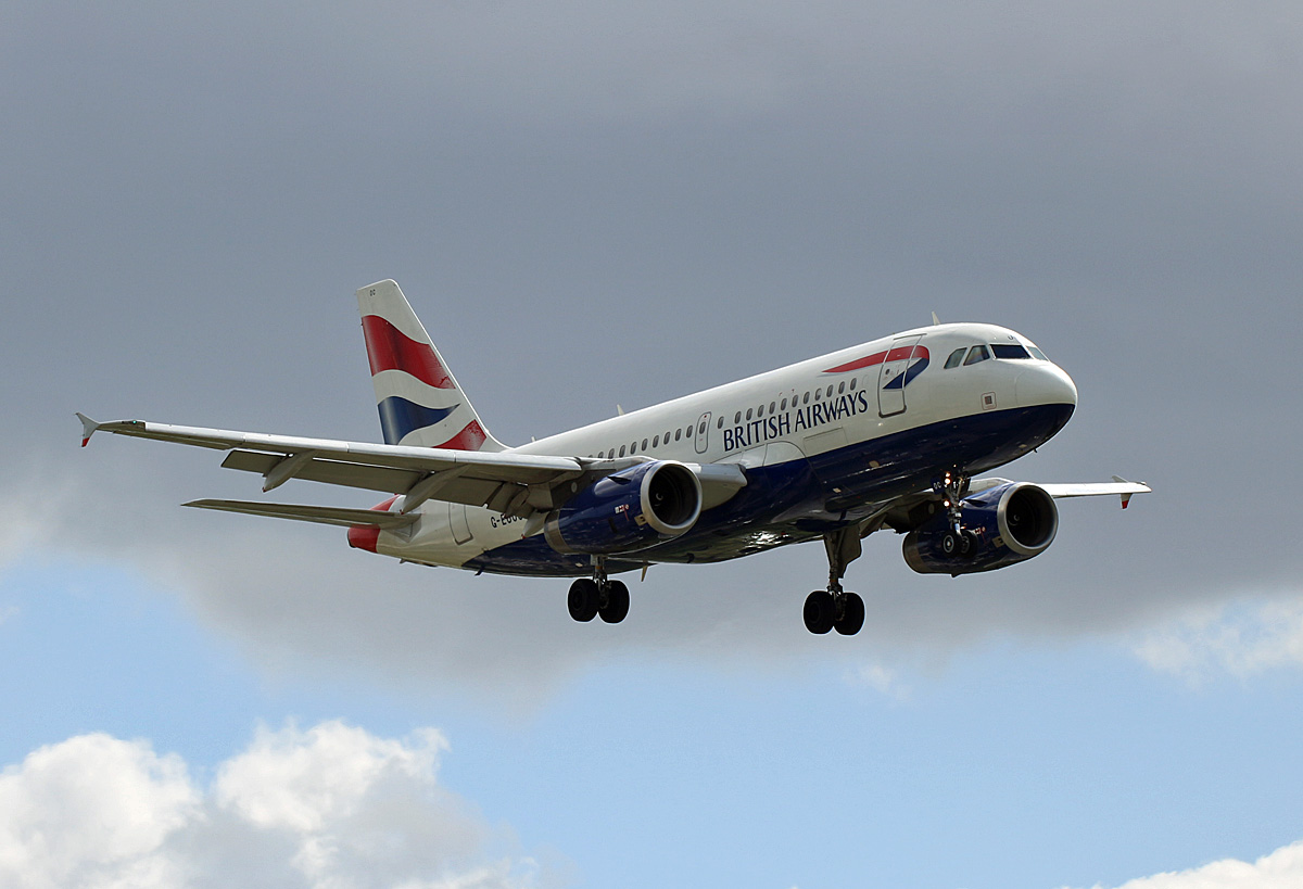 British Airways, Airbus A 319-131, G-EUOC, TXL, 03.05.2019