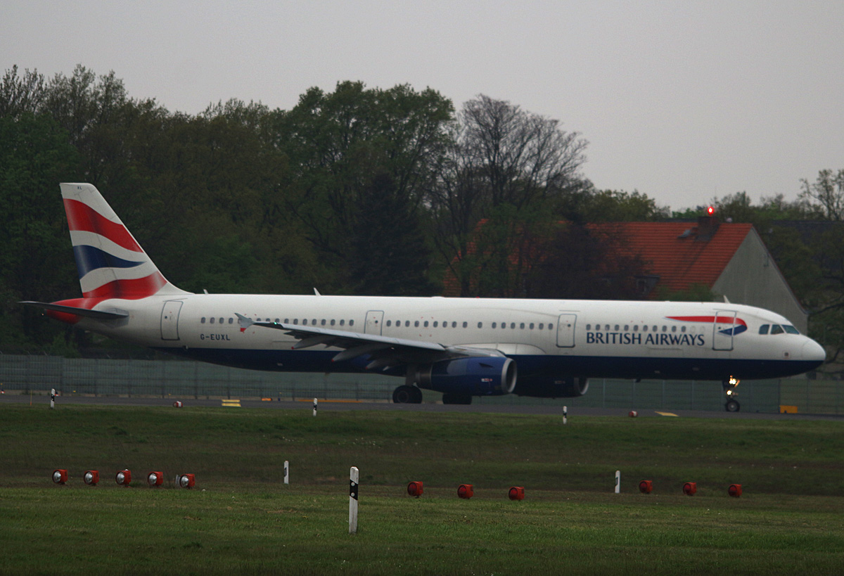 British Airways, Airbus A 321-231, G-EUXL, TXL, 07.05.2017