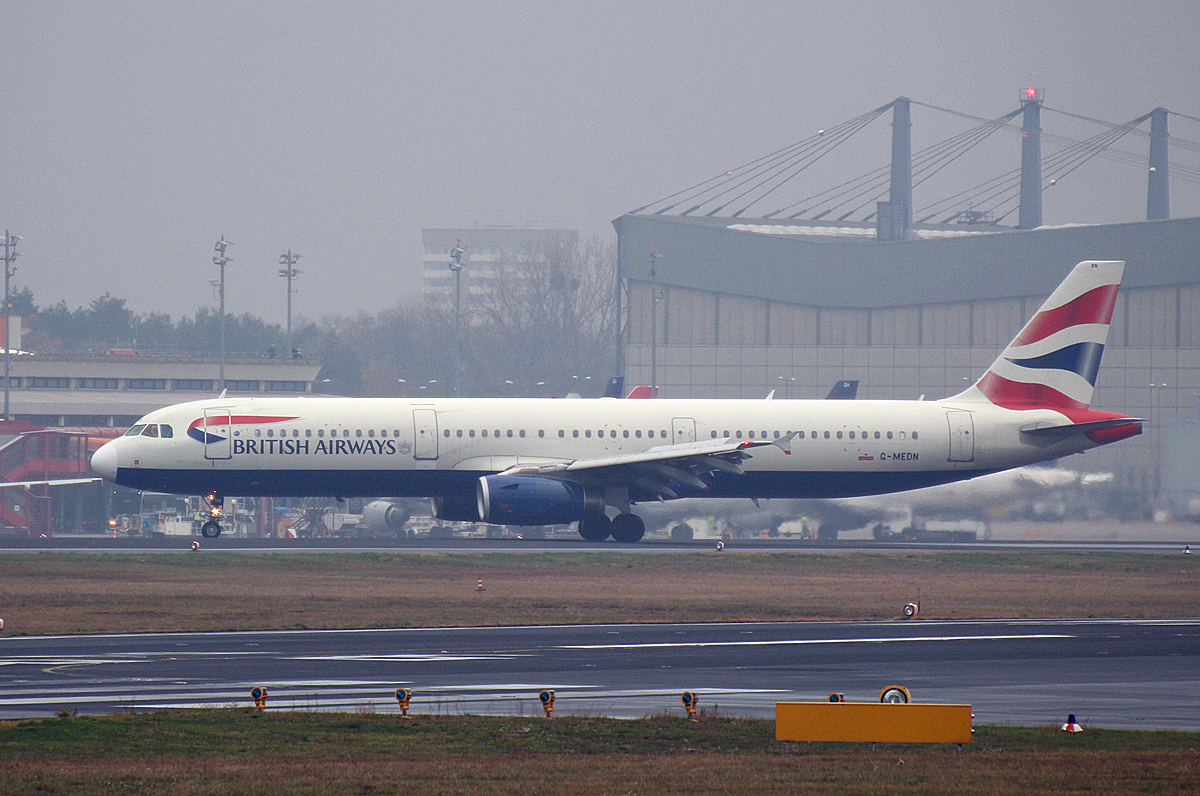 British Airways, Airbus A 321-231, G-MEDN, TXL, 11.11.2018