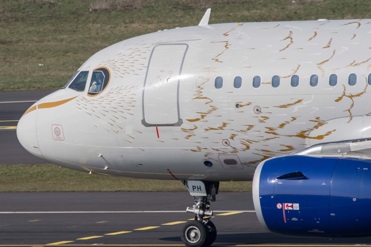 British Airways (BA-BAW), G-EUPH  Olympic Dove , Airbus, A 319-131 (Bug/Nose), 10.03.2016, DUS-EDDL, Düsseldorf, Germany 
