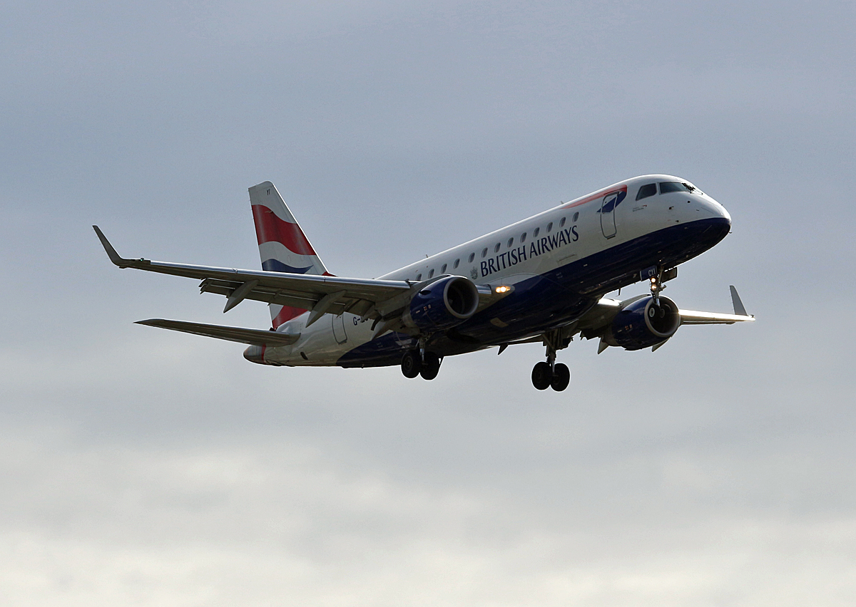 British Airways-City Flyer, ERJ-170-100STD, G-LCYI, TYL, 12.09.2017