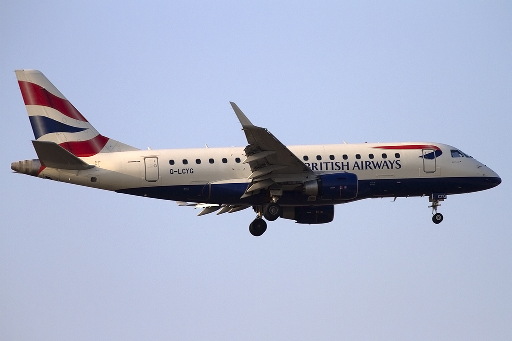 British Airways - CityFleyer, G-LCYG, Embraer, ERJ-170, 06.03.2014, FRA, Frankfurt, Germany



