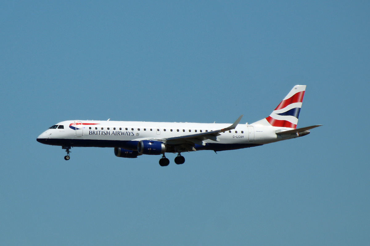 British Airways, ERJ-190-100SR, G-LCAH, BER, 21.06.2022