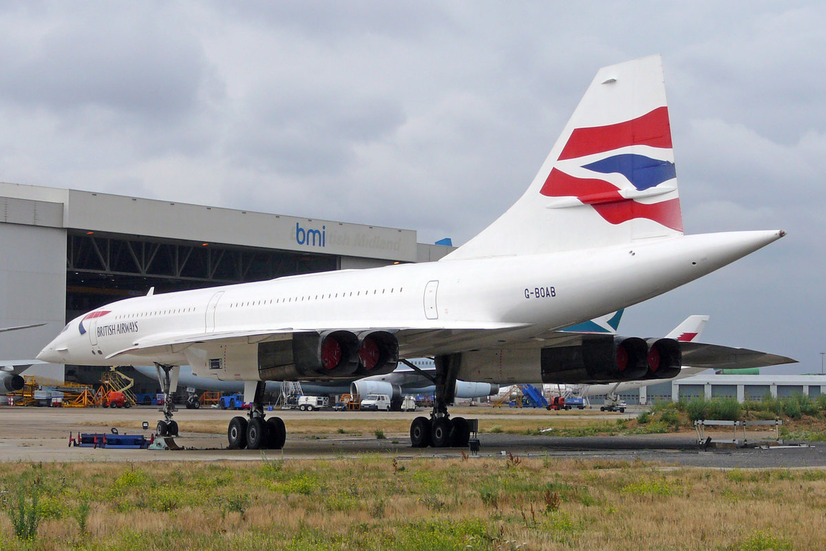 British Airways, G-BOAB, Concorde, msn: 208, 15.August 2006 LHR London Heathrow, United Kingdom.