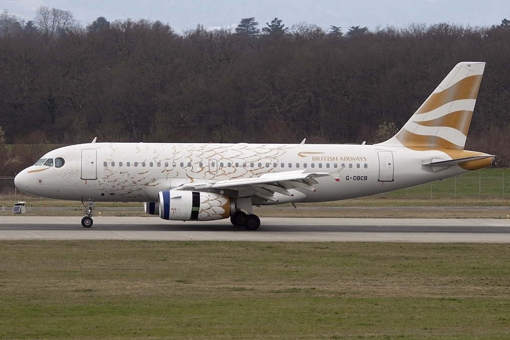 British Airways, G-DBCB, Airbus, A319-131, 28.03.2015, GVA, Geneve, Switzerland 




