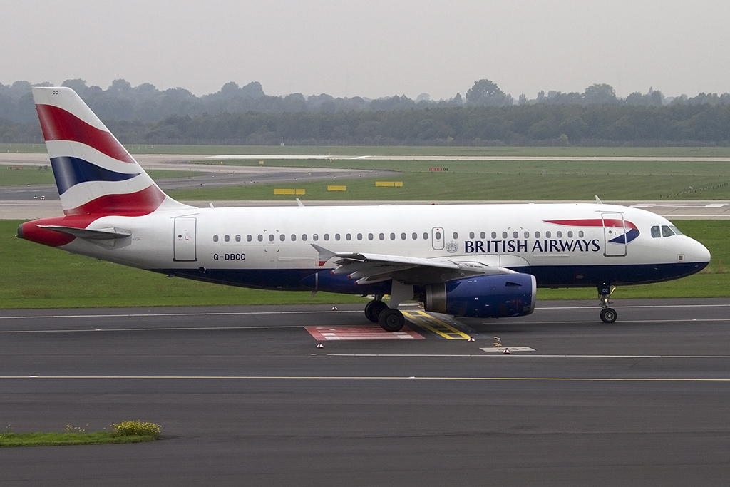British Airways, G-DBCC, Airbus, A319-131, 08.10.2013, DUS, Düsseldorf, Germany 



