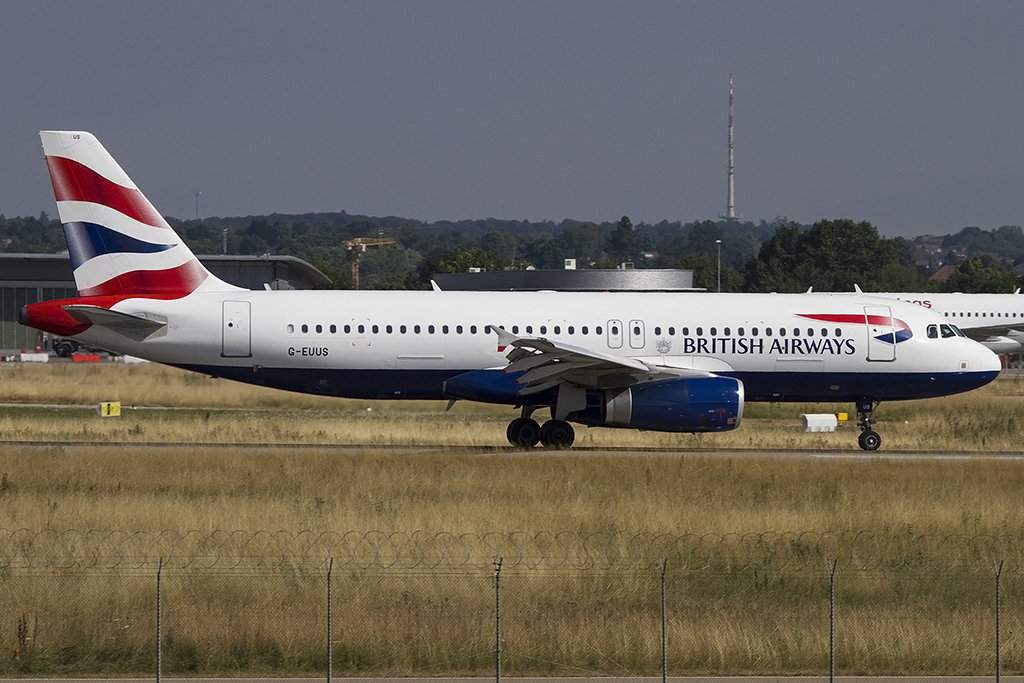 British Airways, G-EUUS, Airbus, A320-232, 24.07.2015, STR, Stuttgart, Germany 




