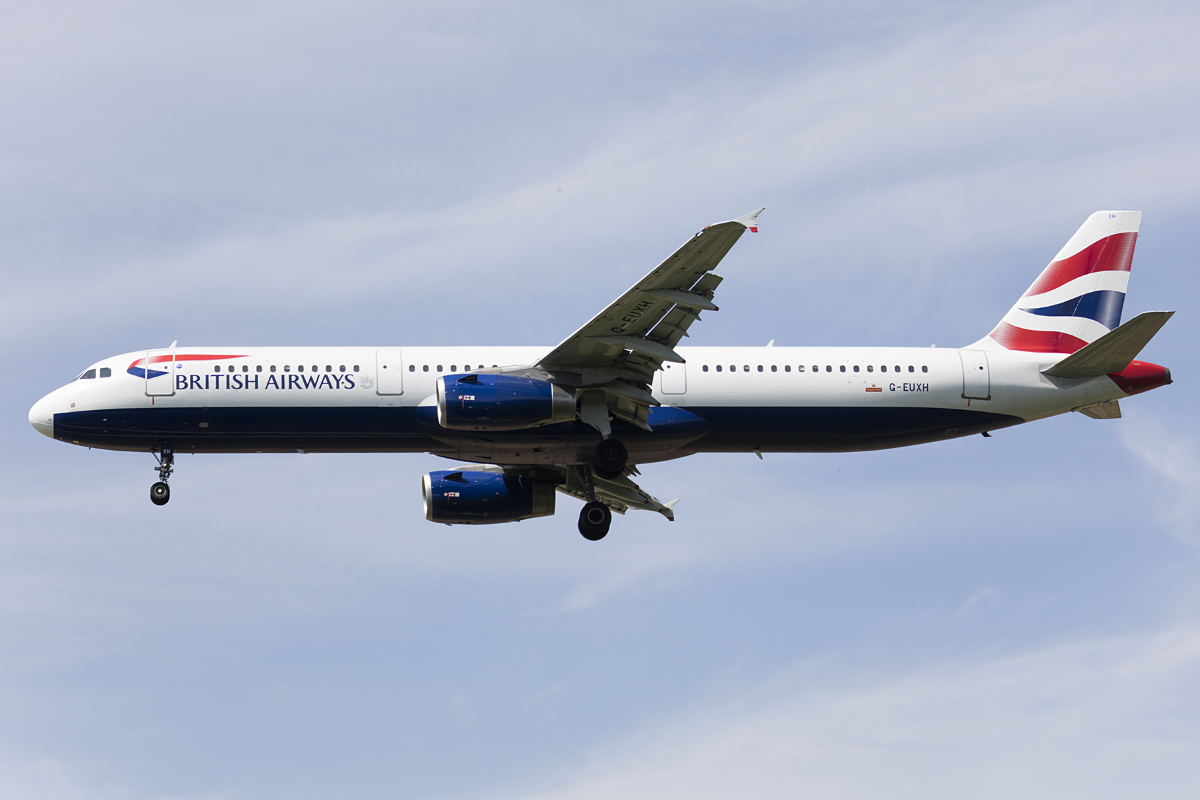 British Airways, G-EUXH, Airbus, A321-231, 18.05.2016, BSL, Basel, Switzerland




