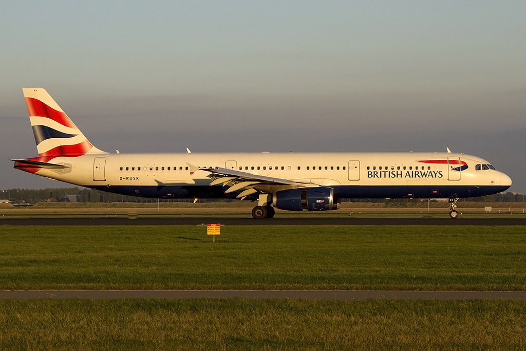 British Airways, G-EUXK, Airbus, A321-231, 06.10.2013, AMS, Amsterdam, Netherlands 




