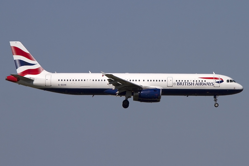British Airways, G-EUXK, Airbus, A321-231, 05.06.2014, TLS, Toulouse, France 




