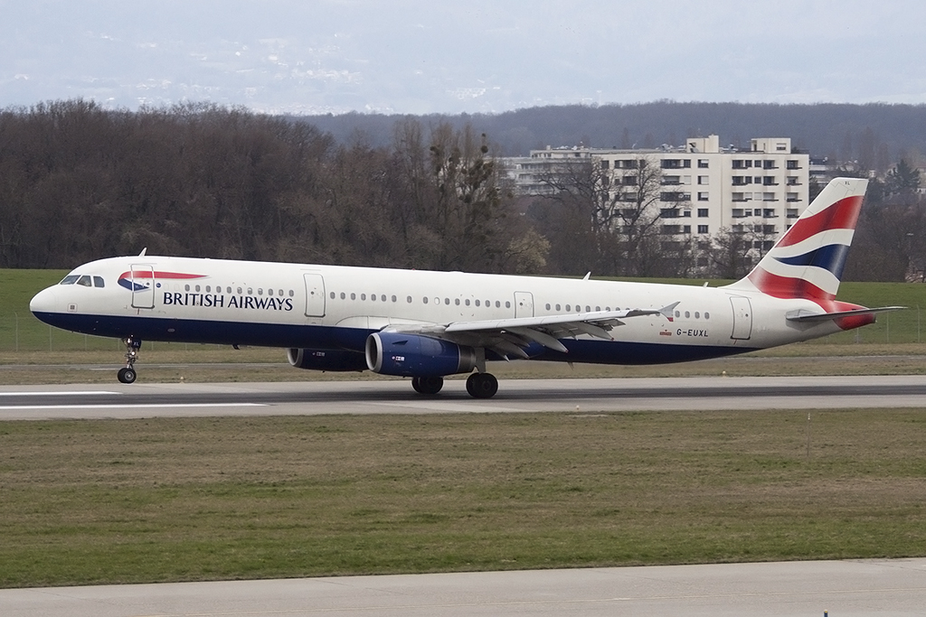 British Airways, G-EUXL, Airbus, A321-231, 28.03.2015, GVA, Geneve, Switzerland



