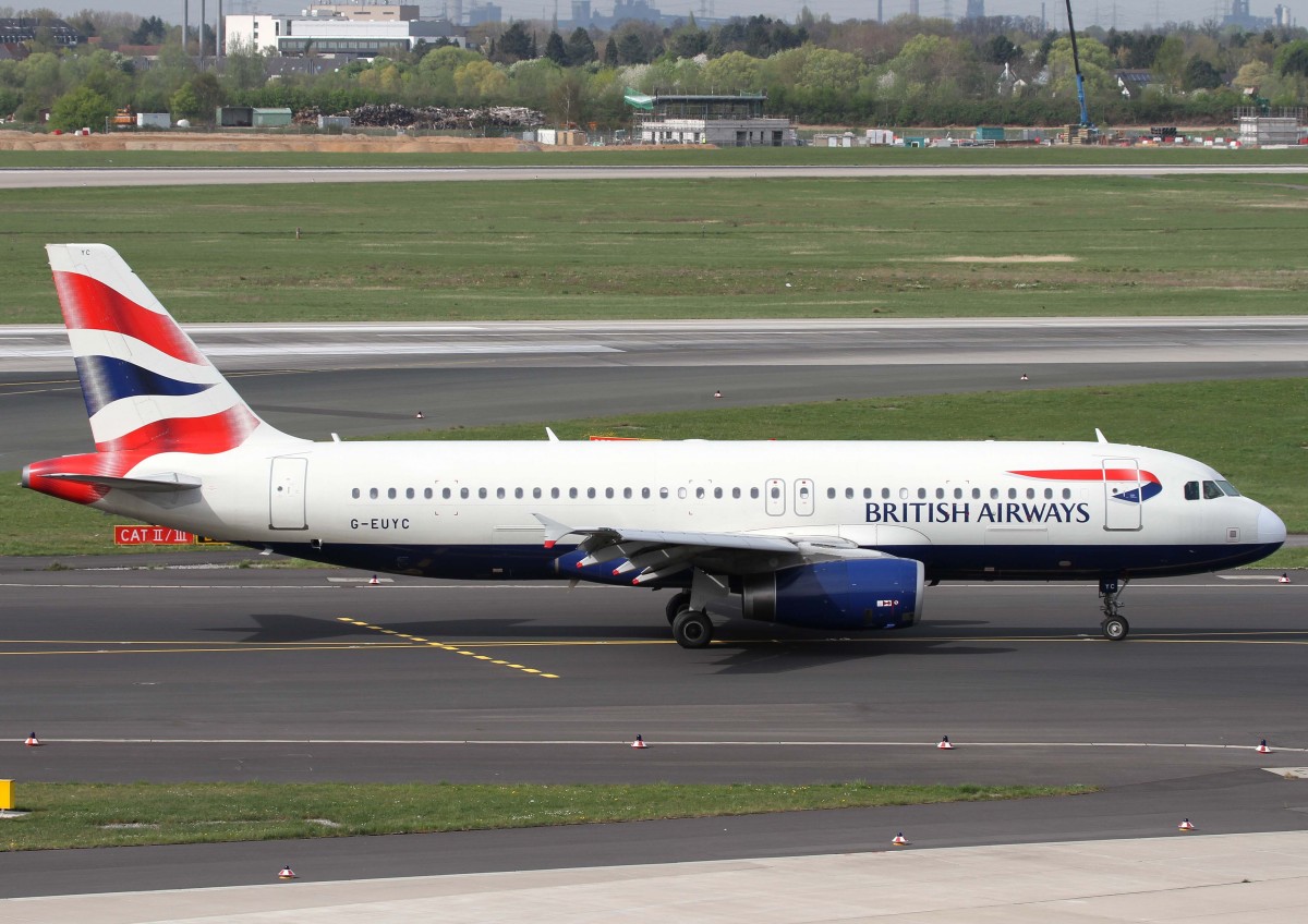 British Airways, G-EUYC, Airbus, A 320-200, 02.04.2014, DUS-EDDL, Dsseldorf, Germany 