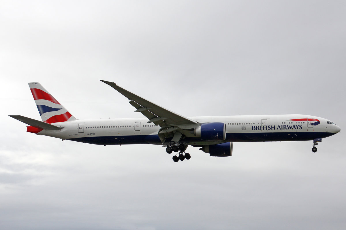 British Airways, G-STBG, Boeing 777-336ER, 01.Juli 2016, LHR London Heathrow, United Kingdom.