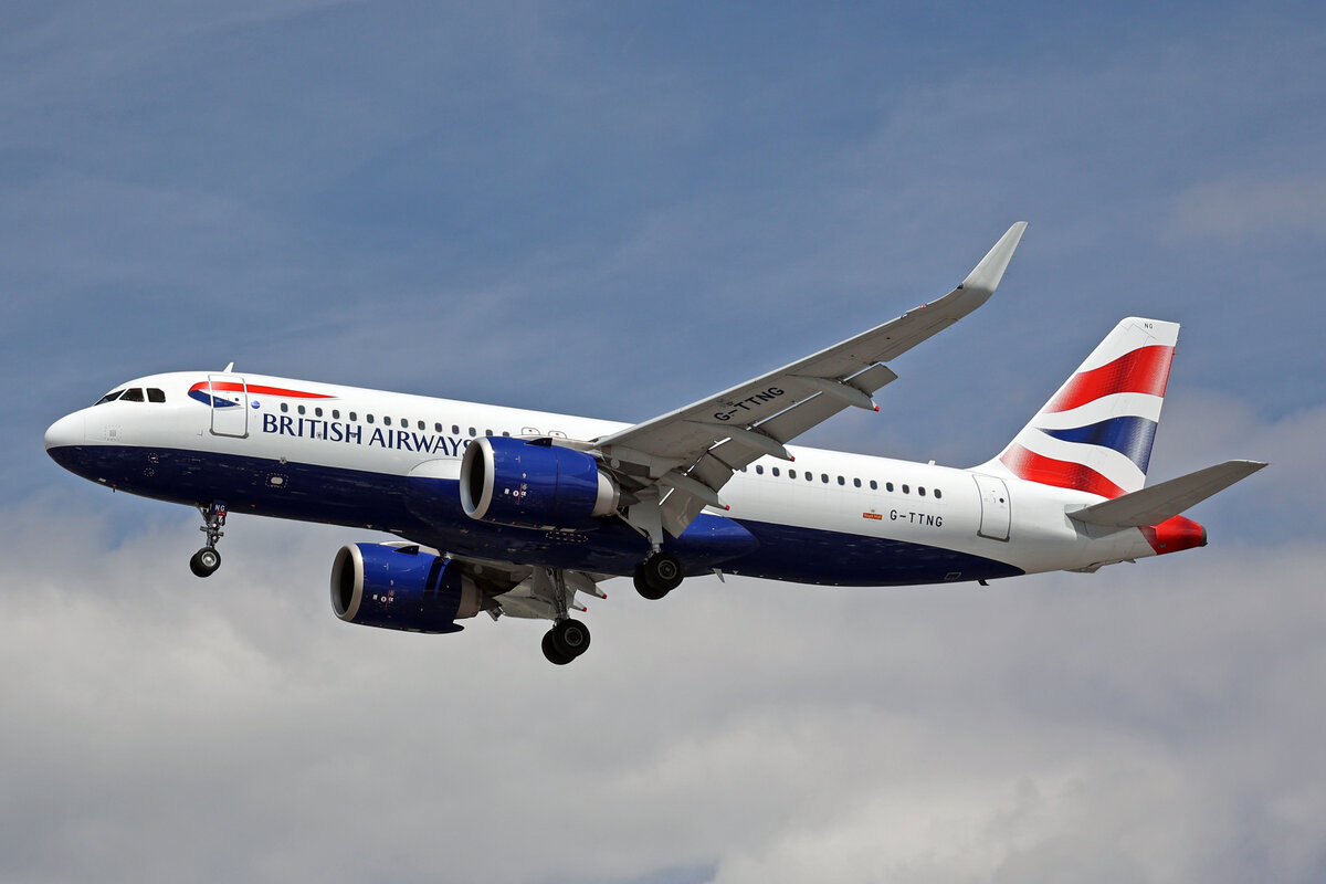 British Airways, G-TTNG, Airbus A320-251N, msn: 8431, 06.Juli 2023, LHR London Heathrow, United Kingdom.