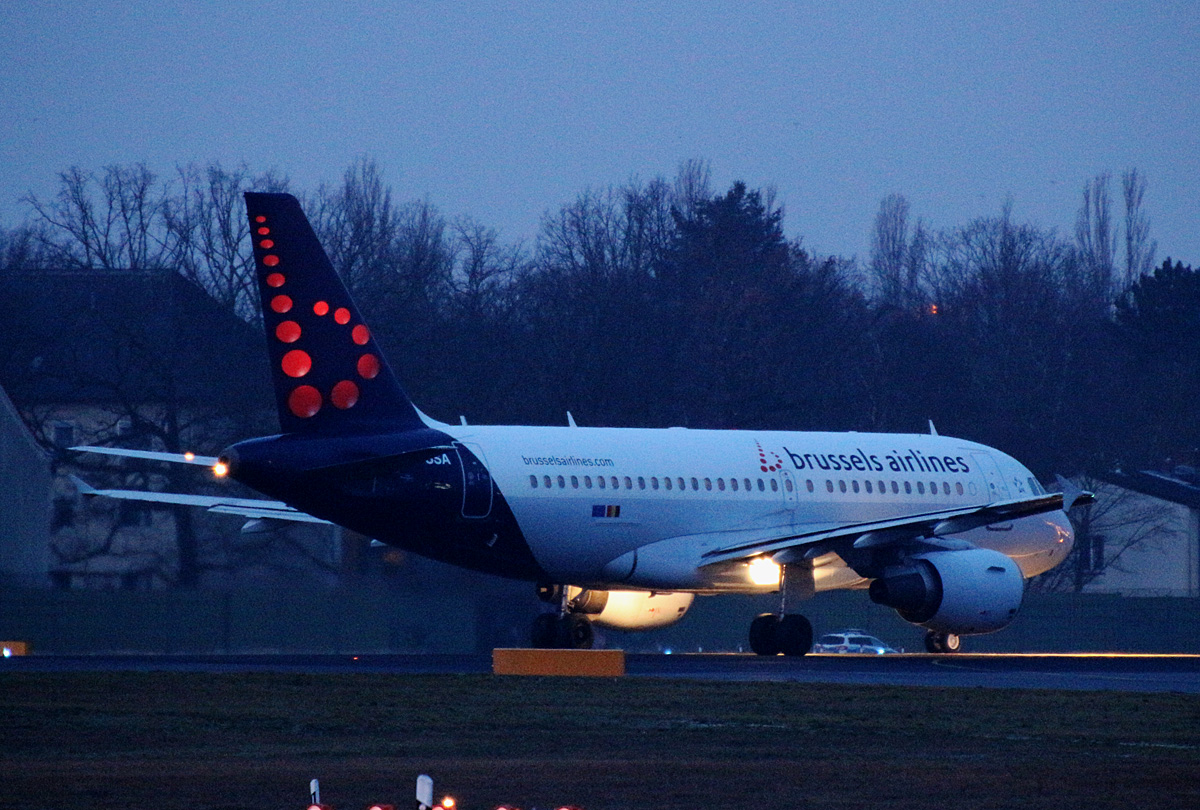 Brussels Airlines, Airbus A 319-111, OO-SSA, TXL, 15.02.2020