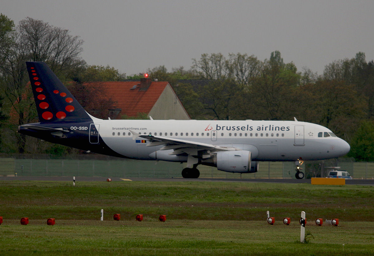 Brussels Airlines, Airbus A 319-112, OO-SSD, TXL, 07.05.2017