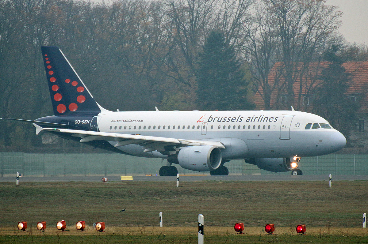 Brussels Airlines, Airbus A 319-112, OO-SSH, TXL, 24.11.2018
