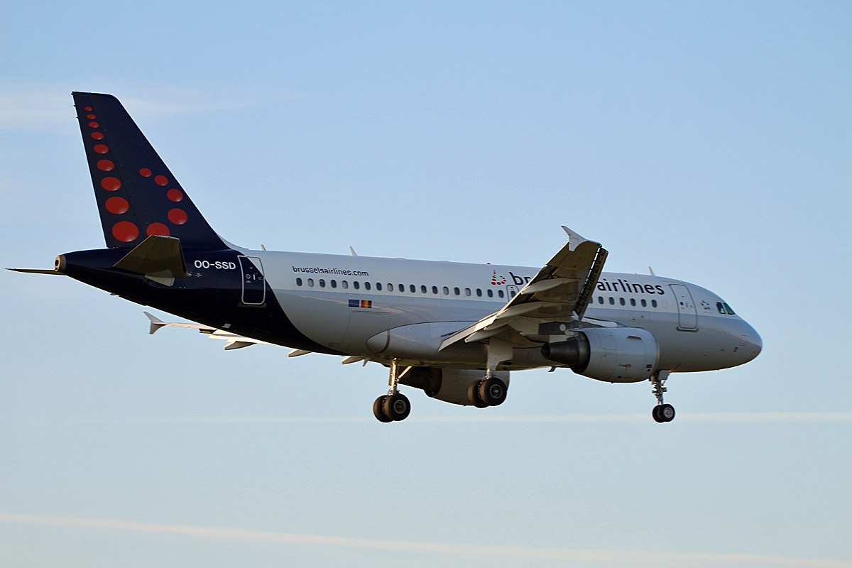 Brussels Airlines, Airbus A 319-112, OO-SSD, TXL, 19.09.2019