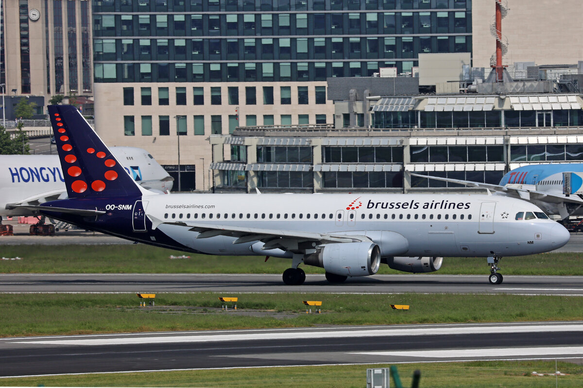 Brussels Airlines, OO-SNM, Airbus, A320-214, msn: 2003, 21.Mai 2023, BRU Brüssel, Belgium.