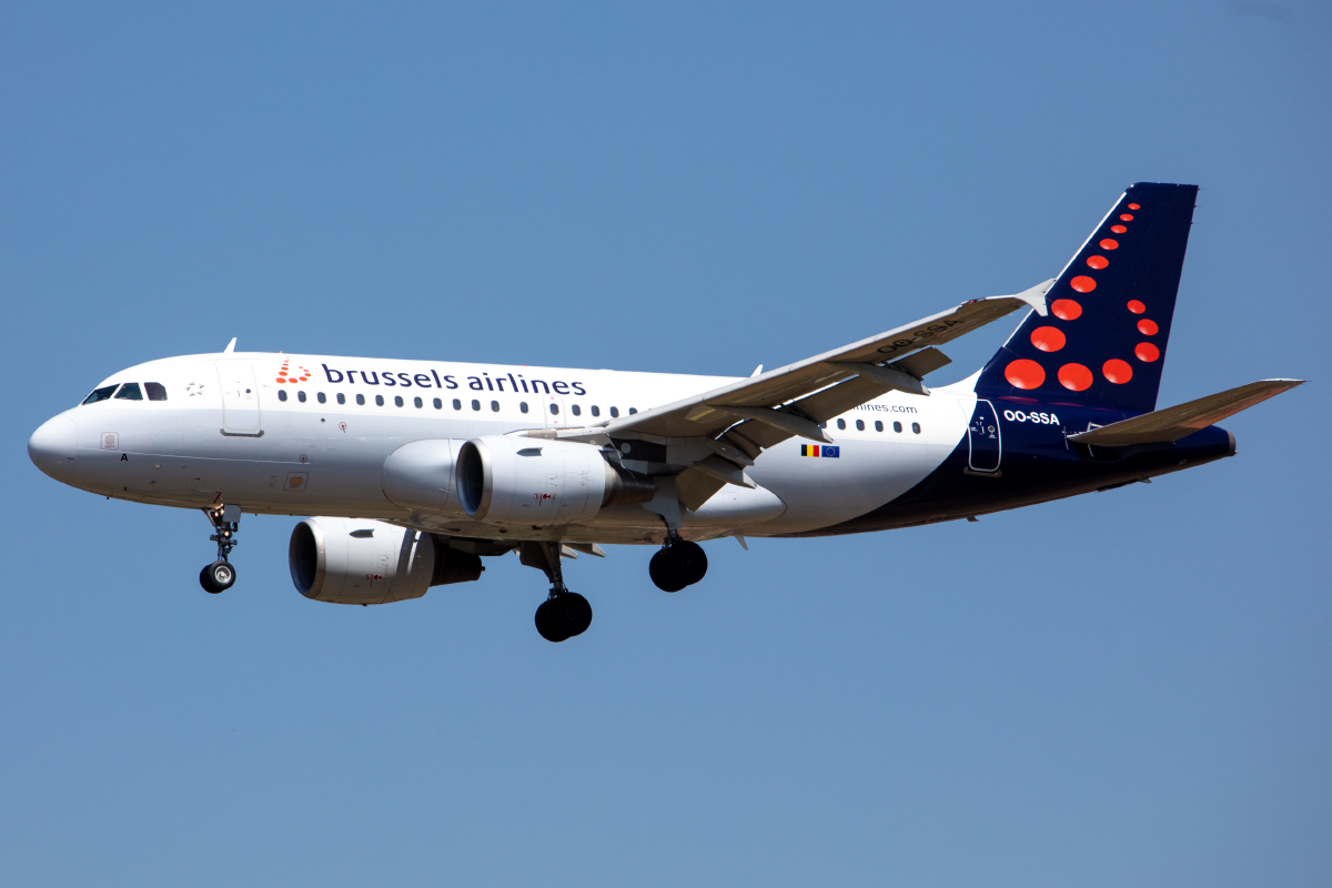 Brussels Airlines, OO-SSA, Airbus, A319-112, 25.06.2023, BRU, Brüssel, Belgien