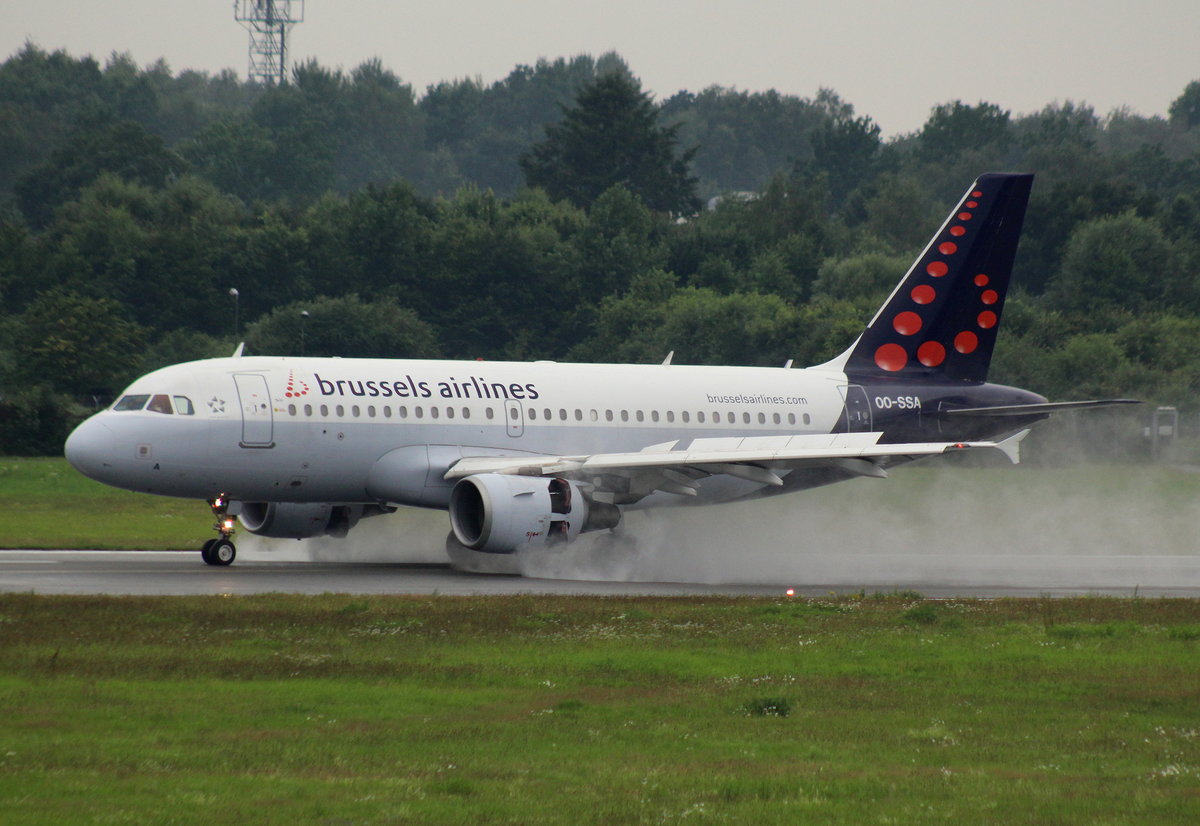 Brussels Airlines, OO-SSA, (c/n 2392),Airbus A 319-111, 22.07.2016, HAM-EDDH, Hamburg, Germany 