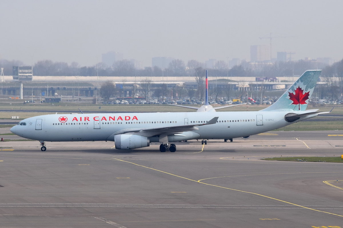 C-GFAJ Air Canada Airbus A330-343  , AMS , 13.03.2017