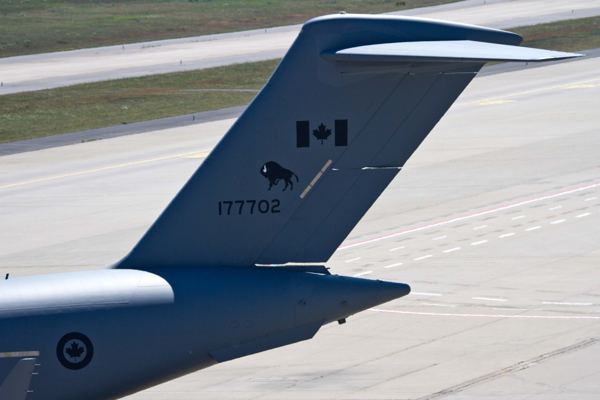 Canada Air Force (CFC), 177702, Boeing, CC-177 Globemaster III (C-17 A)(Seitenleitwerk/Tail), 05.06.2015, CGN-EDDK, Kln-Bonn, Germany