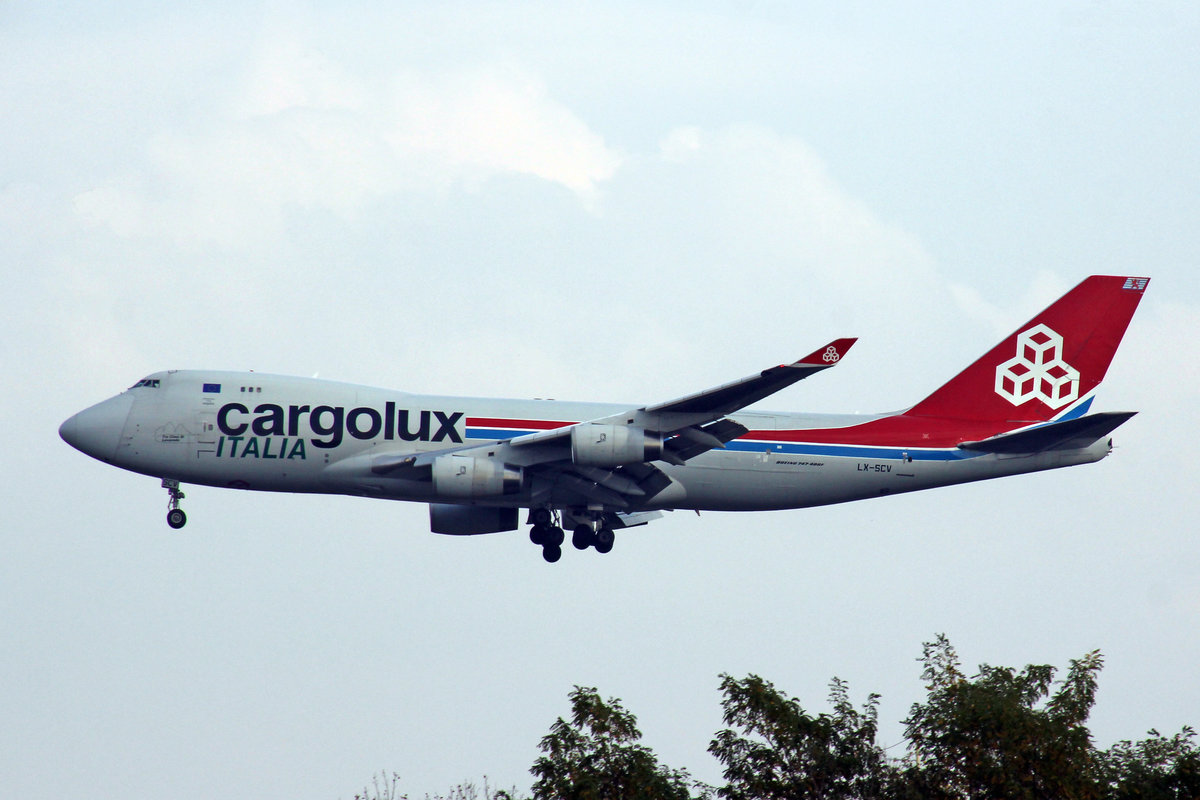 Cargolux Italia, LX-SCV, Boeing 747-4R7F, msn: 29733/1281, 15.Oktober 2018, MXP Milano-Malpensa, Italy.